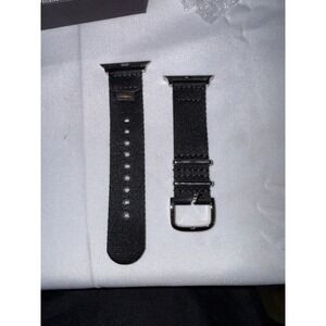 Shinola Detroit 20mm Nylon Watch Strap Black for Apple Watch (38-42mm)